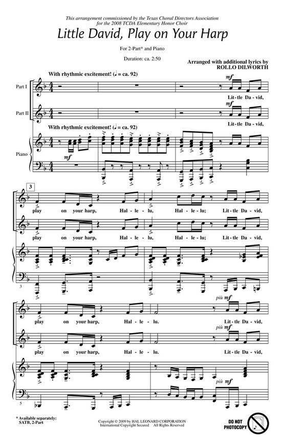 Little David play on your harp
