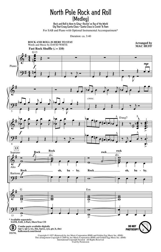 North Pole Rock and Roll : Medley