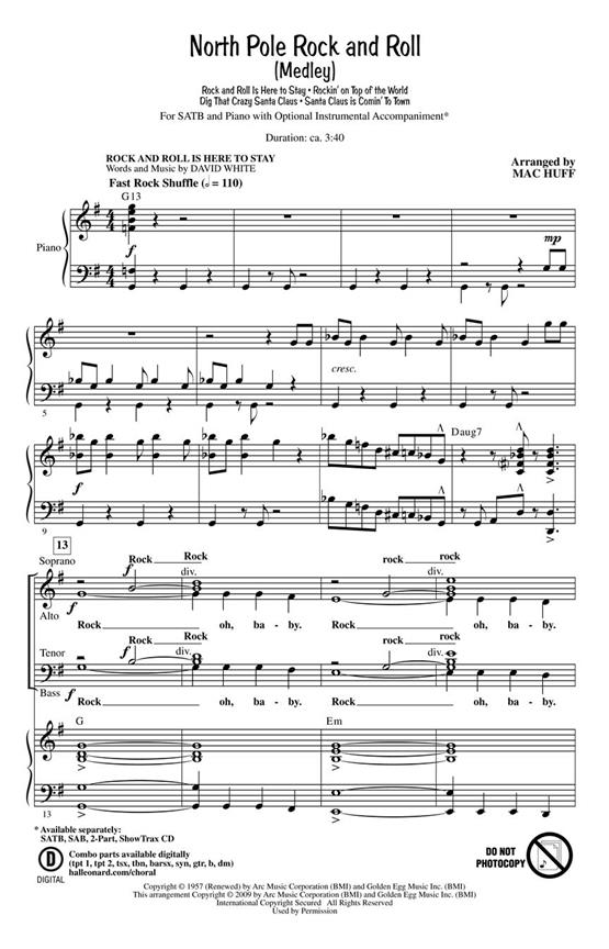 North Pole Rock and Roll : Medley