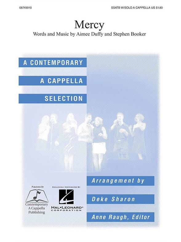 DUFFY AIMEE/BOOKER STEPHEN MERCY (SHARON) SSATB & SOLO A CAPPELLA CHOR