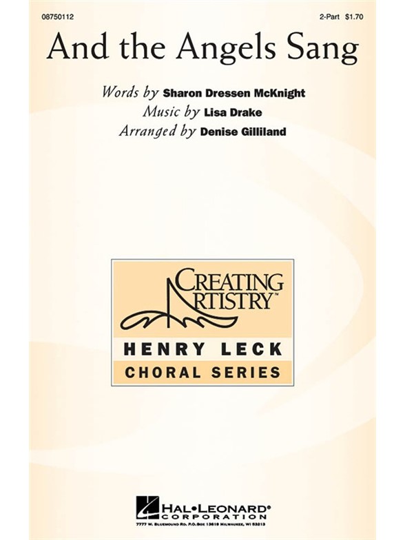 LISA DRAKE & SHARON MCKNIGHT AND THE ANGELS SANG (GILLILAND) 2PT CHOR