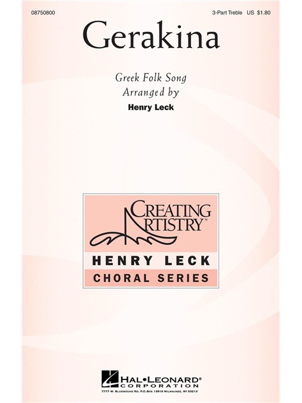 GERAKINA (LECK HENRY) 3 PART TREBLE CHORAL