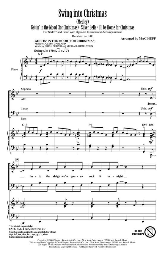 Swing into Christmas : Medley