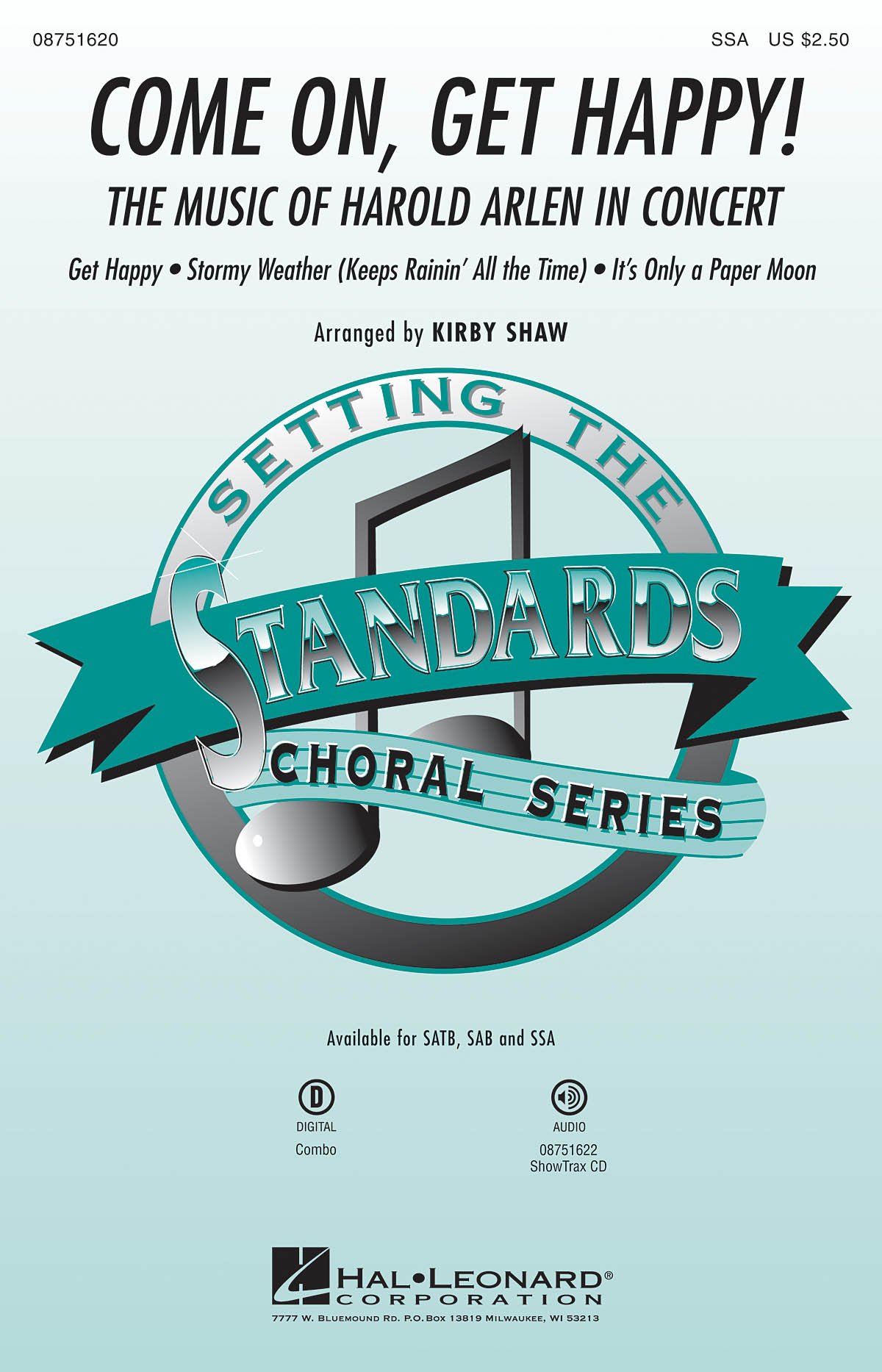 Arlen Harold Come On Get Happy (Arr Shaw Kirby) Ssa Choral
