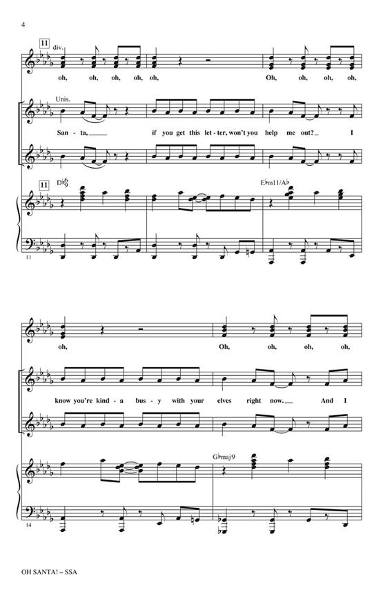 Mariah Carey: Oh Santa! (Arr. Brymer) (ShowTrax CD)