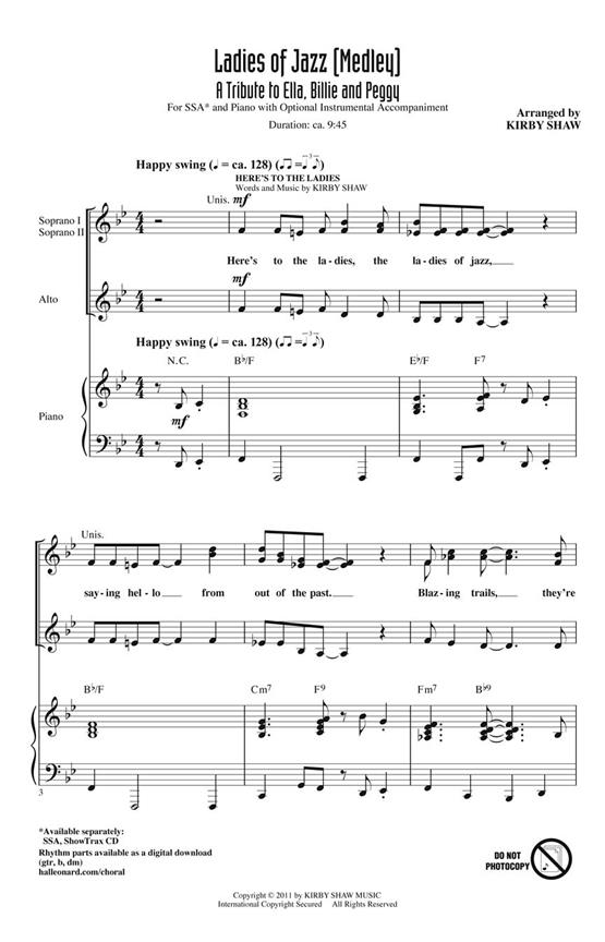 Ladies of Jazz : Medley