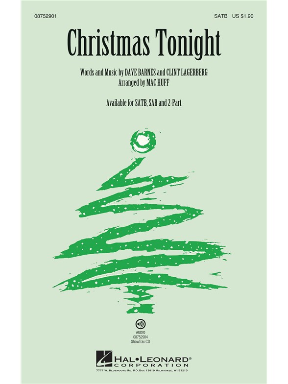 BARNES DAVE CHRISTMAS TONIGHT (HUFF MAC) SATB CHORAL