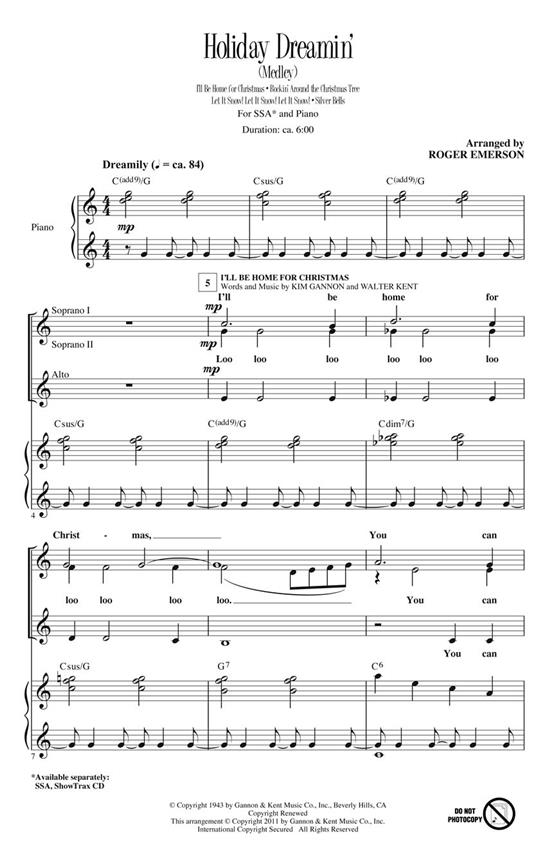 Holiday Dreamin' : Medley