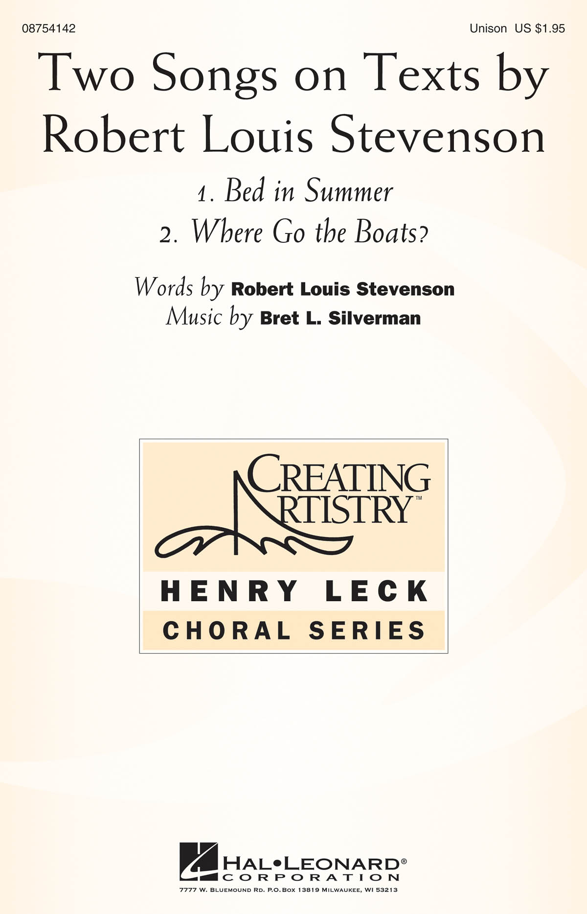 Two Songs on Texts by Robert Louis Stevenson