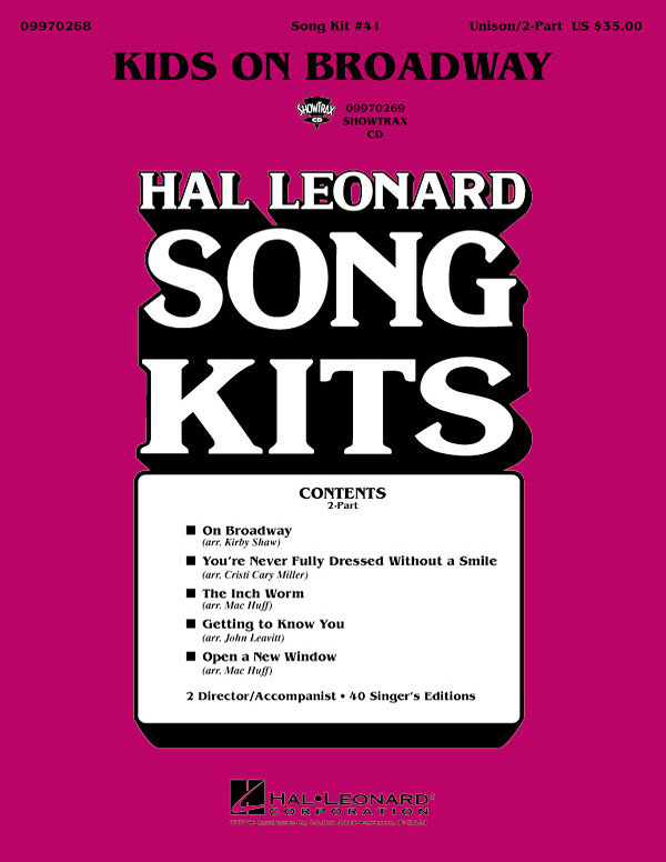 Kids on Broadway Song Kit #41 : 2-Part Song Kit