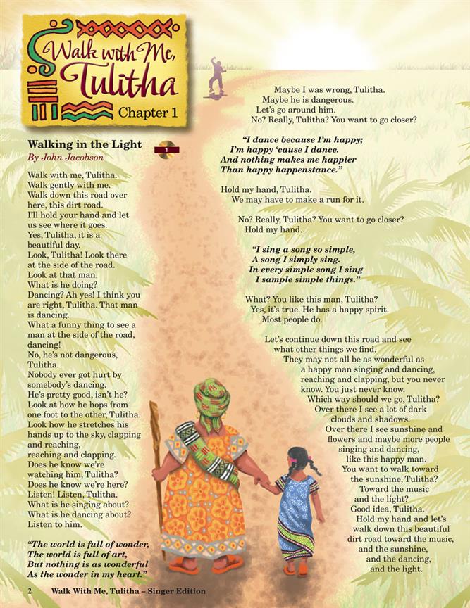 Walk With Me, Tulitha : Story and Songs of Learning, Discovery and Meeting Life's Challenges