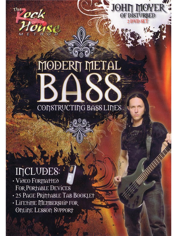 MOYER JOHN MODERN METAL BASS CONSTRUCTING BASS LINES BGTR DVD
