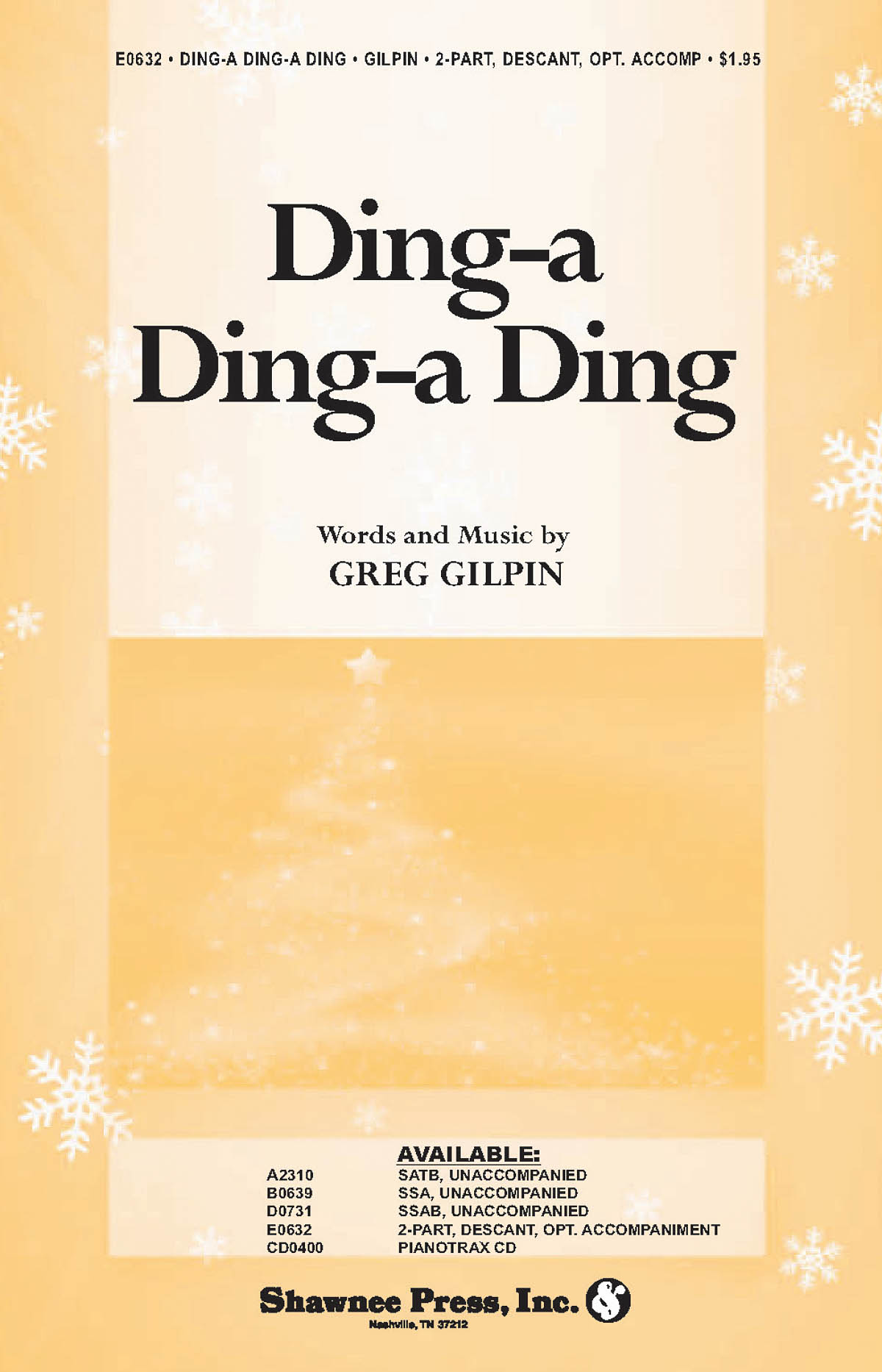 Gilpin Greg Ding-A Ding-A Ding 2 Part Choral