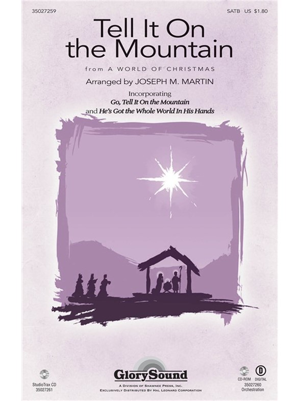 JOSEPH M MARTIN TELL IT ON THE MOUNTAIN SATB CHORAL