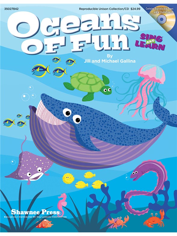GALLINA JILL & MICHAEL OCEANS OF FUN CLASSROOM MUSICAL BK/CD