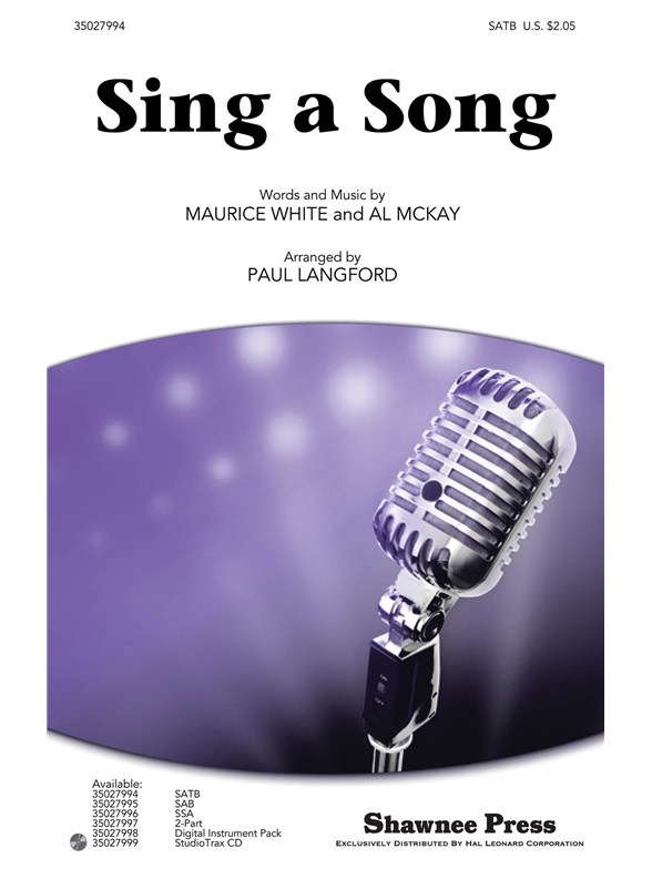 EARTH WIND & FIRE SING A SONG (ARR LANGFORD PAUL) SATB CHOR