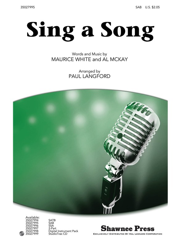 EARTH WIND & FIRE SING A SONG (ARR LANGFORD PAUL) SAB CHOR