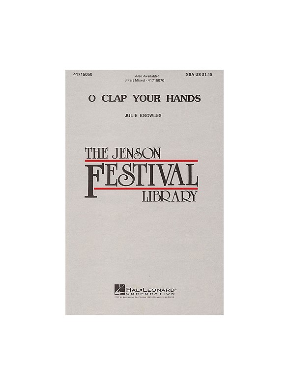 O Clap Your Hands