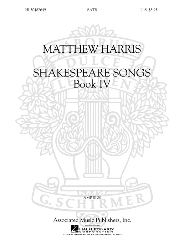Matthew Harris: Shakespeare Songs Book 4