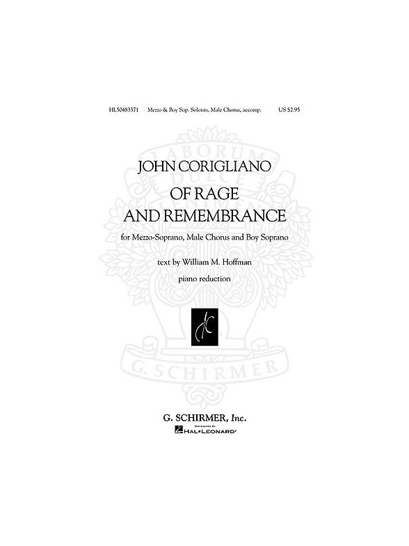 John Corigliano - Of Rage and Remembrance