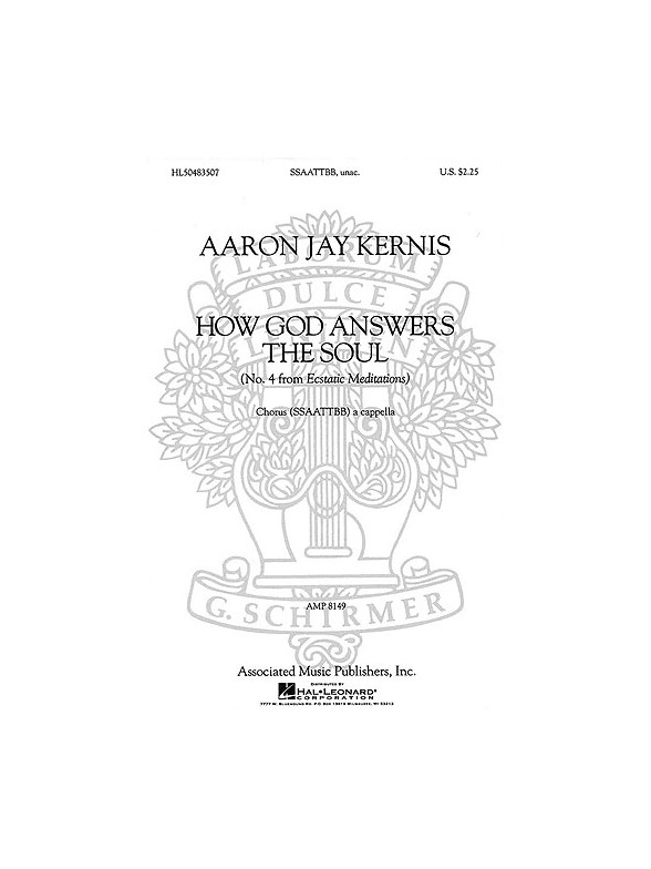 Aaron Jay Kernis: Ecstatic Meditations No.4 - How God Answers The Soul
