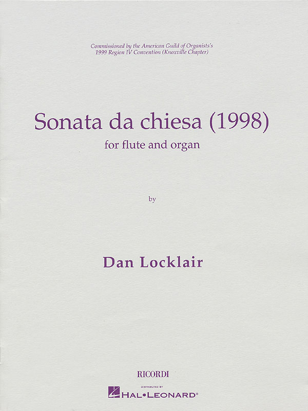 Sonata da Chiesa (1998) (Flute / Organ)