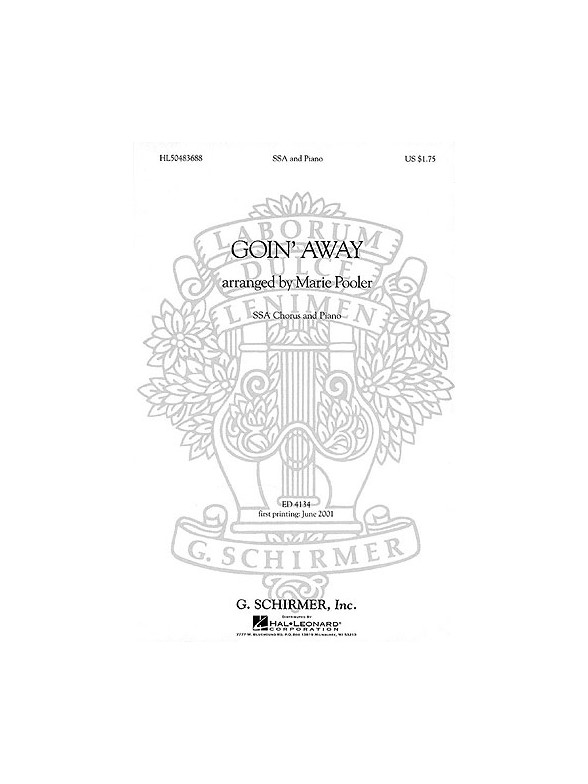 Goin' Away (Pooler) Ssa/Pf