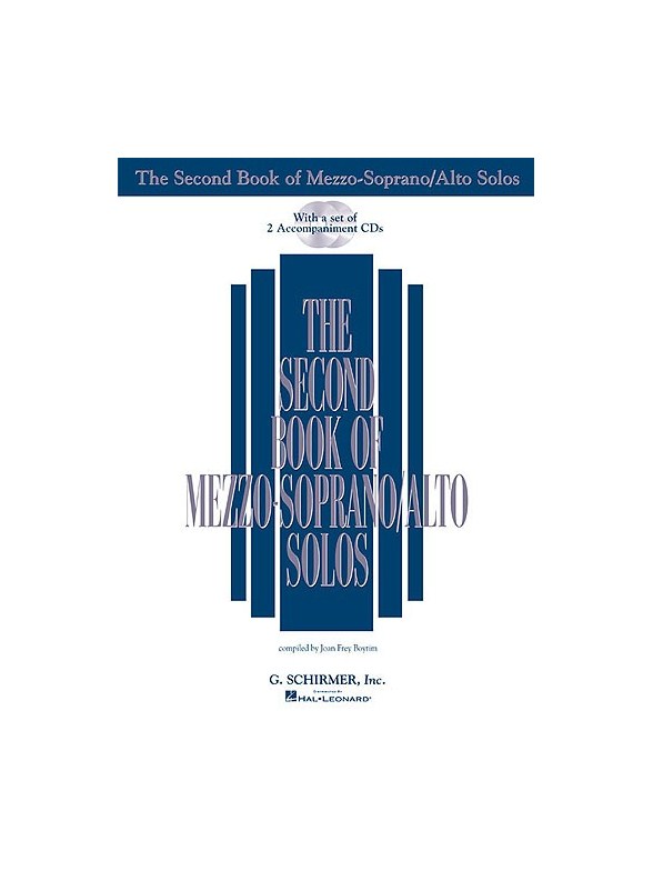 The Second Book of Mezzo-Soprano/Alto Solos (Book/2CDs)