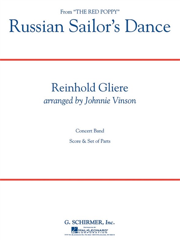 Reinhold Gliere: Russian Sailor's Dance (Arr. Johnnie Vinson)