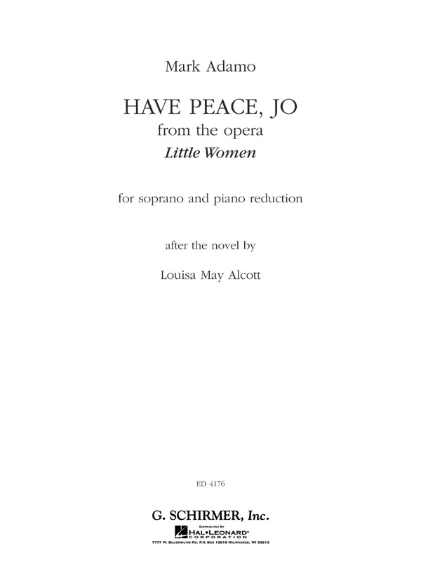 Have Peace, Jo - Adamo