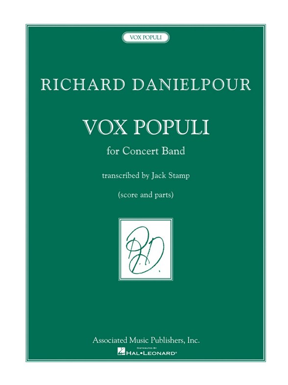 Richard Danielpour: Vox Populi - Concert Band Score Only