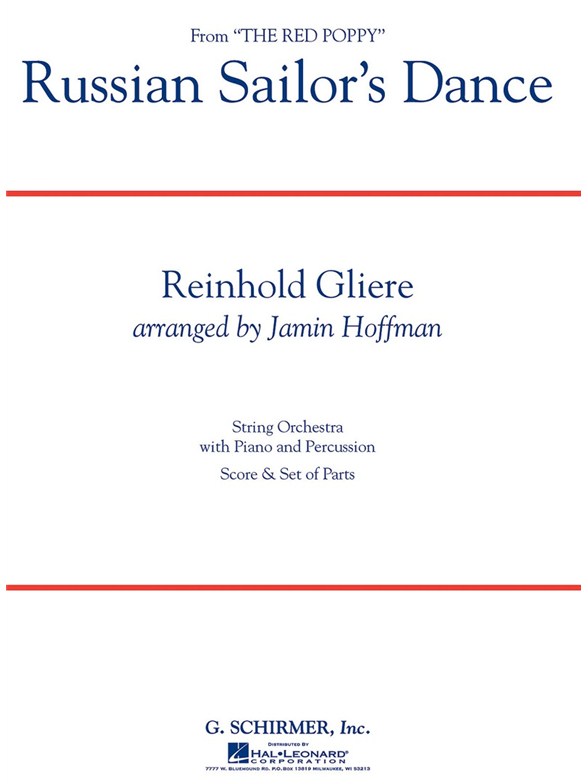 Reinhold Gliere: Russian Sailor's Dance - Score Only