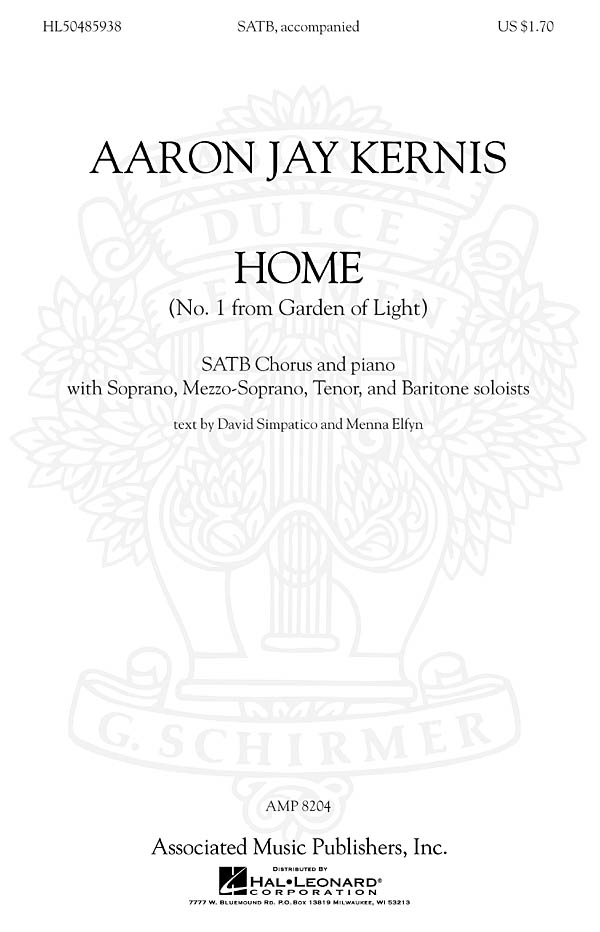 Aaron Jay Kernis: Home (Garden Of Light No.1)