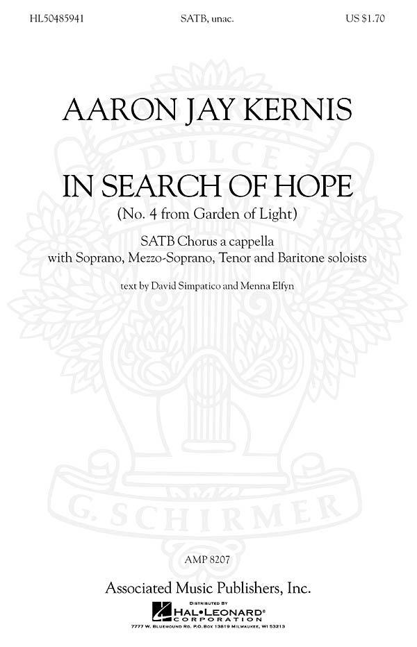 Aaron Jay Kernis: In Search Of Hope (Garden Of Light No.4)
