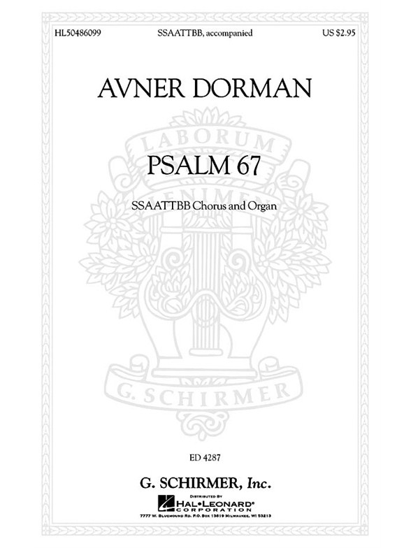 Avner Dorman: Psalm 67