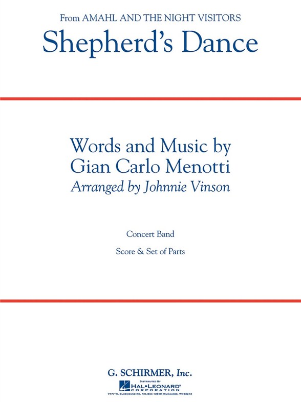 Gian Carlo Menotti: Shepherd's Dance (From Amahl And The Night Visitors) Score & Parts
