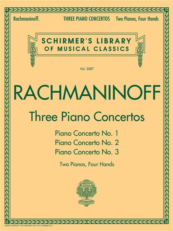 Sergei Rachmaninoff: Three Piano Concertos - Nos. 1, 2 And 3