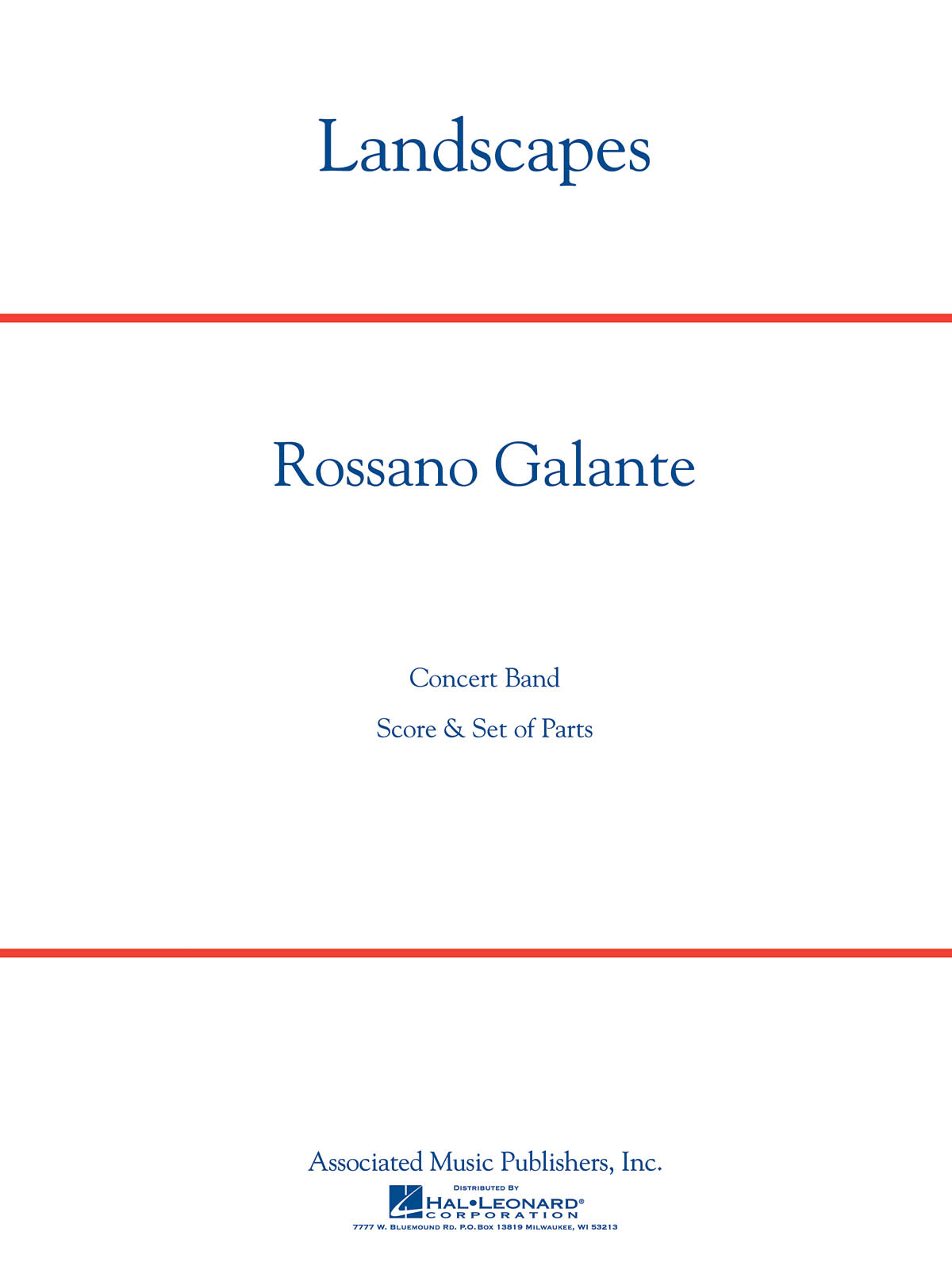Rossano Galante: Landscapes