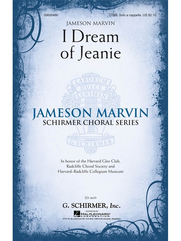 Stephen Foster: I Dream Of Jeanie (Arr. Jameson Marvin)