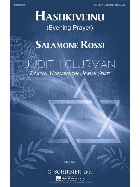 Solomone Rossi: Hashkiveinu (Evening Prayer)