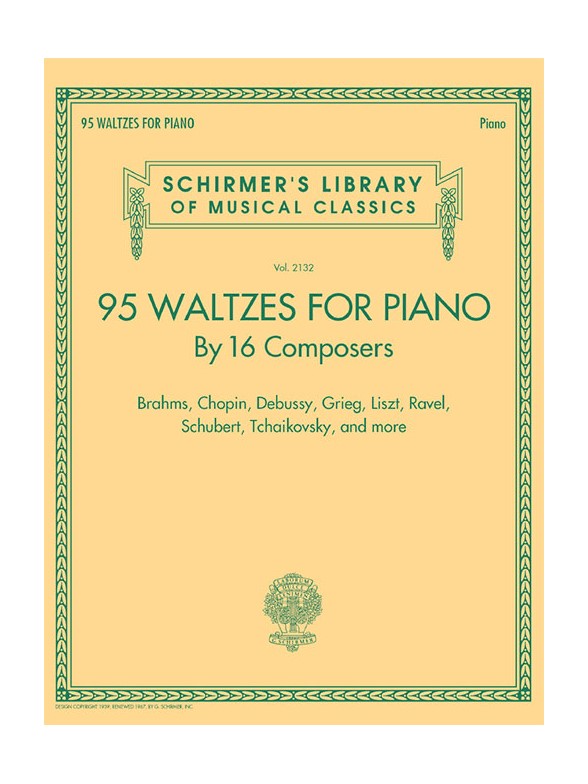 95 Waltzes By 16 Composers For Piano
