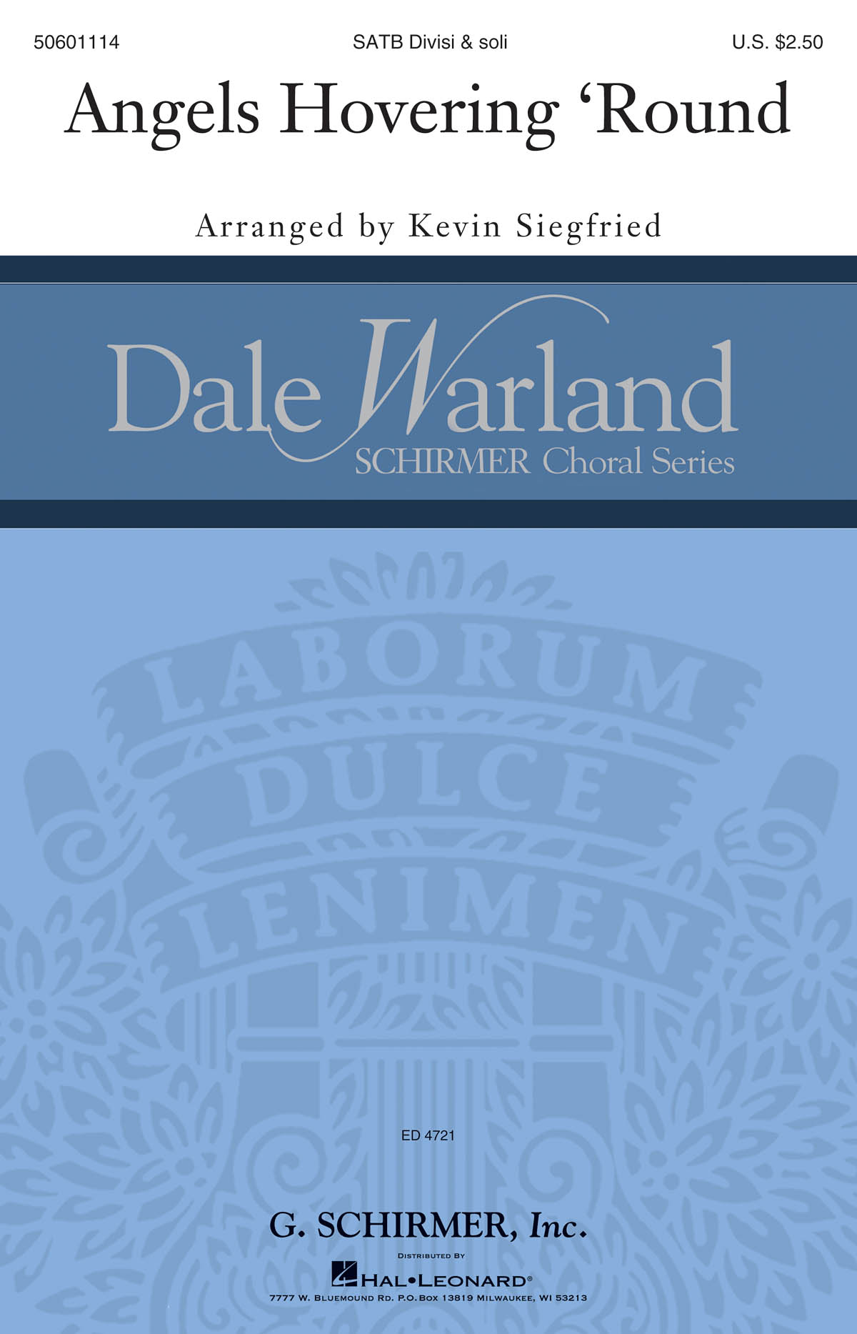 Angels Hovering Round (Arr. Siegfried) (SATB)