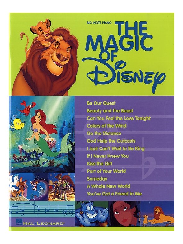 The Magic Of Disney: Big-note Piano
