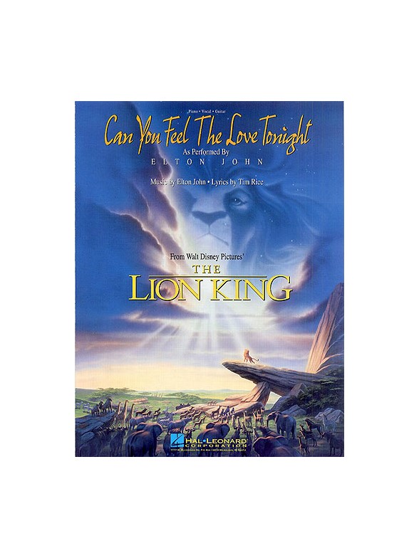 Elton John and Tim Rice: Can You Feel The Love Tonight