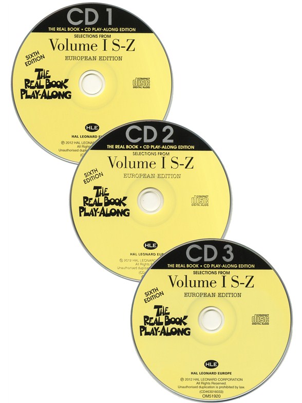 The Real Book Playalong Sixth Edition - Volume 1 S-Z (3 CDs)