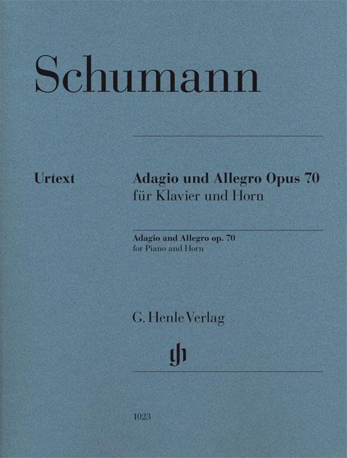 SCHUMANN ROBERT ADAGIO & ALLEGRO OP70 (HERTTRICH) PF/HN URTEXT PB