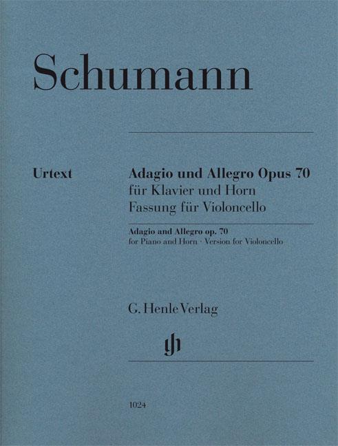 SCHUMANN ADAGIO & ALLEGRO OP70 CELLO VERSION (HERTTRICH) PF/VLC URT PB