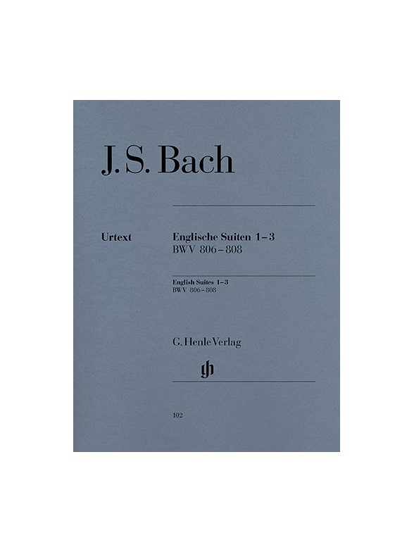 J.S. Bach: English Suites 1-3 BWV 806-808 (Urtext Edition)