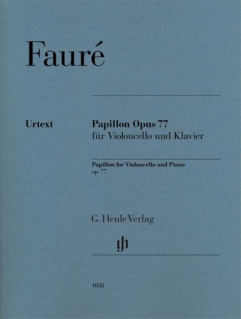 Faure: Papillon Op 77 Cello/Piano