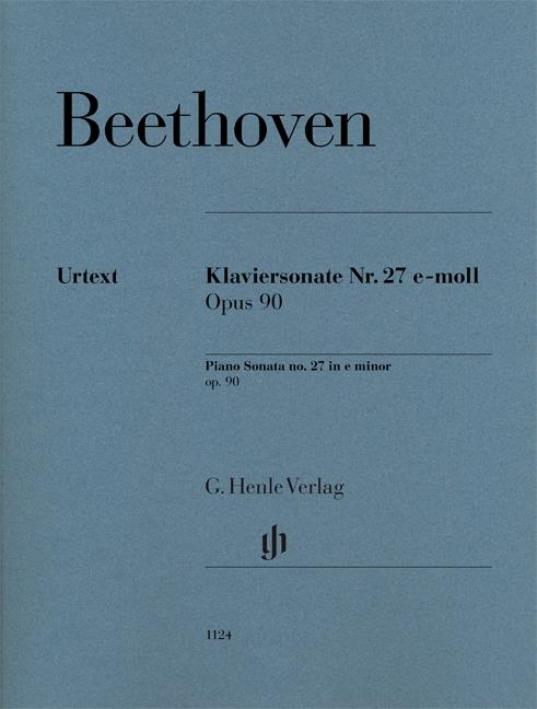 Beethoven Piano Sonata No 27 In E Minor Op 90 Piano Book